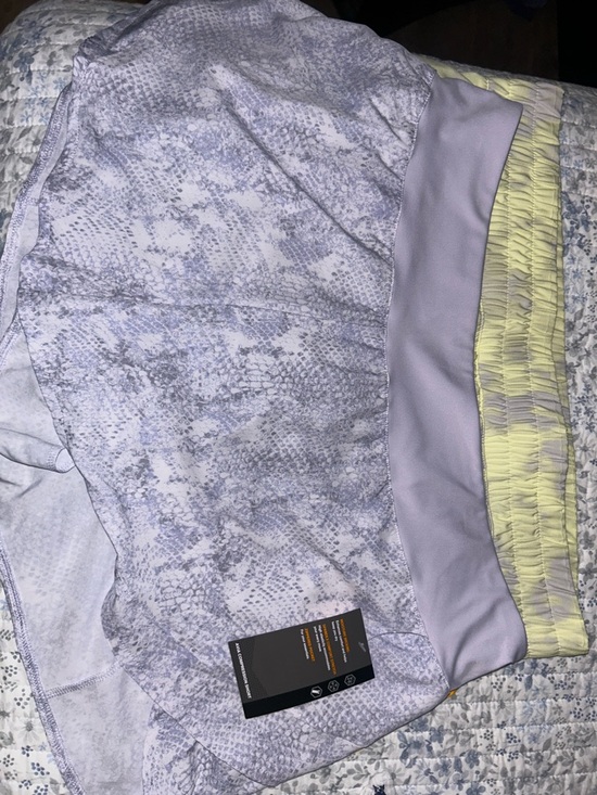 all in motion Pants - 2xl Bundle - Light Lavender and Yellow Patterned Athletic Running Shorts